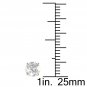 0.75Ct Round Cut Natural Diamond Stud Earrings in 14K Yellow Gold