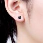 Genuine 10k 0.20 Ct Round Cut White & Black Diamond Fashion Earrings HI I2