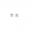 0.62Ct Round Cut Natural Diamond Stud Earrings in 14K Yellow Gold