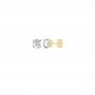 0.52Ct Round Cut Natural Diamond Stud Earrings in 14K Yellow Gold