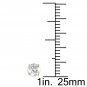 0.52Ct Round Cut Natural Diamond Stud Earrings in 14K Yellow Gold