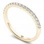 Real 14k Yellow Gold 0.25ct TDW Natural Diamond Women's Wedding Band H-I I2