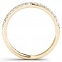 Real 14k Yellow Gold 0.25ct TDW Natural Diamond Women's Wedding Band H-I I2