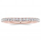 Real 14k Rose Gold 0.25ct TDW Natural Diamond Women's Wedding Band H-I I2 Real 14k Rose Gold 0.25ct TDW Natural Diamond Women's Wedding Band H-I I2