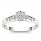 14k Solid White Gold 0.25 Ct Round Cut Diamond Engagement & Wedding Ring HI I2 14k Solid White Gold 0.25 Ct Round Cut Diamond Engagement & Wedding Ring HI I2