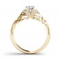 14k Yellow Gold 0.50Ct Round Cut Diamond Classic Solitaire Engagement Ring HI I2