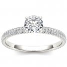14K White Gold 0.75 Ct Round Cut Diamond Classic Solitaire Engagement Ring HI I2 14K White Gold 0.75 Ct Round Cut Diamond Classic Solitaire Engagement Ring HI I2