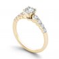 14K Yellow Gold 1.20 Ct Natural Round Cut Diamond Classic Engagement Ring HI