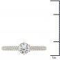 14K Yellow Gold 1.25 Ct Round Cut Diamond Classic Solitaire Engagement Ring HI