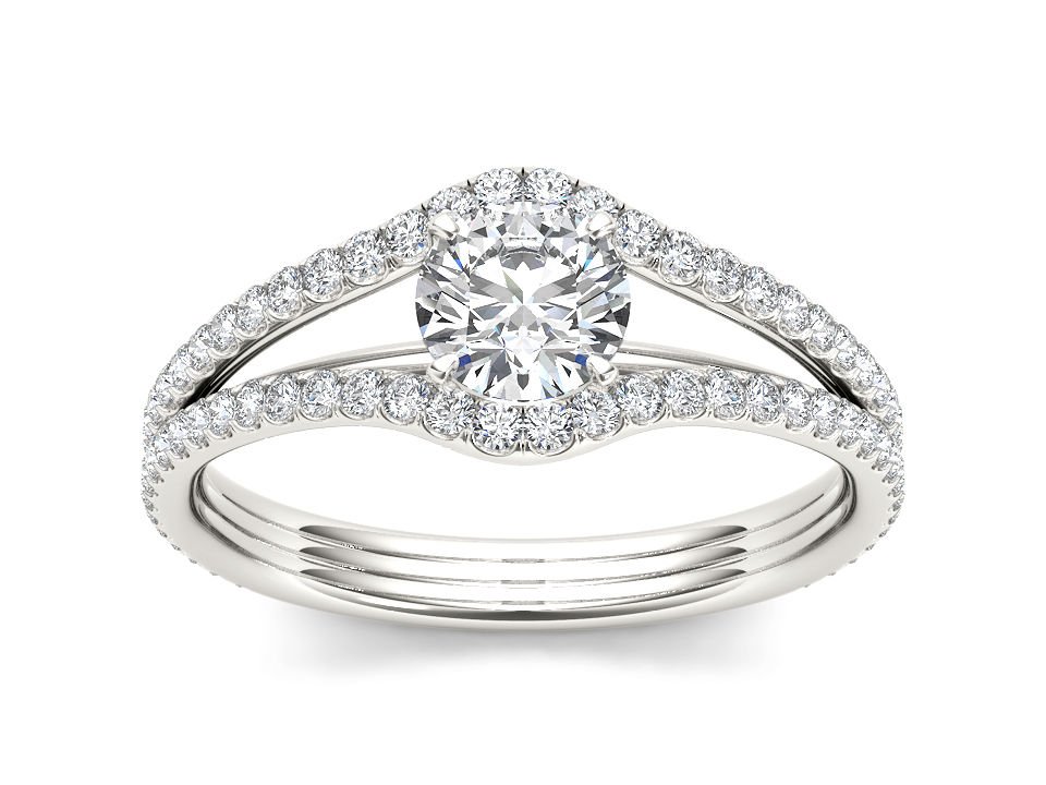 14K White Gold 1.25 Ct Round Cut Diamond Classic Solitaire Engagement Ring I2