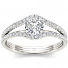 14K White Gold 1.25 Ct Round Cut Diamond Classic Solitaire Engagement Ring I2 14K White Gold 1.25 Ct Round Cut Diamond Classic Solitaire Engagement Ring I2