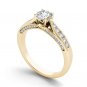 14k Yellow Gold 1.00Ct Round Cut Diamond Classic Solitaire Engagement Ring HI I2