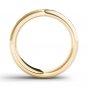 14k Yellow Gold 1.00 Ct Round Diamond Seven Stone Men's Wedding Band Ring HI I2