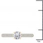 14K Yellow Gold 1.50 Ct Round Cut Diamond Classic Solitaire Engagement Ring HI