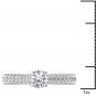 14K White Gold 1.20 Ct Round Cut Diamond Classic Solitaire Engagement Ring HI I2