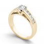 14K Yellow Gold 1.25 Ct Natural Round Cut Diamond Solitaire Engagement Ring I2