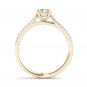 14K Yellow Gold 1.00 Ct Round Cut Diamond Clssic Solitaire Engagement Ring HI I2