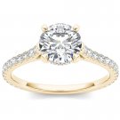 Genuine 14K Yellow Gold 1.25 Ct Diamond Classic Solitaire Engagement Ring I2 Genuine 14K Yellow Gold 1.25 Ct Diamond Classic Solitaire Engagement Ring I2
