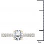 14K Yellow Gold 0.998 Ct Round Cut Diamond Classic Solitaire Engagement Ring HI