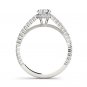 Genuine 14K White Gold 0.75 Ct Diamond Classic Solitaire Engagement Ring