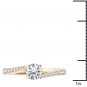 14K Yellow Gold 1.00 Ct Round Cut Diamond Classic Solitaire Engagement Ring