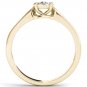 14k Solid Yellow Gold 0.25 Ct Round Cut Diamond Engagement & Wedding Ring HI I2