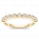 10K Yellow Gold 0.12 Ct Brillant Round Cut Diamond Wedding Band 10K Yellow Gold 0.12 Ct Brillant Round Cut Diamond Wedding Band