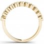 10K Yellow Gold 0.12 Ct Brillant Round Cut Diamond Wedding Band