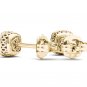 Natural 10k Yellow Gold 0.25 Ct Round Cut Diamond Fashion Stud Earrings HI I2