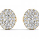 Solid 10k Yellow Gold 0.20 Ct Round Cut Diamond Stud Push Back Earrings HI I2 Solid 10k Yellow Gold 0.20 Ct Round Cut Diamond Stud Push Back Earrings HI I2