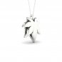 S925 Sterling Silver 0.33ct TDW Diamond Maple Leaf Necklace (I-J, I2)