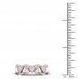 10K Rose Gold 0.15 Ct TDW Diamond Hearts Fashion Ring (I-J, I2)