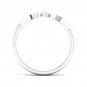 10k White Gold 0.1 Ct TDW Diamond  LOVE Band (I-J, I2)