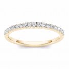 Solid 14k Yellow Gold 1/4 Ct TDW Diamond Women's Band (HI, I2)