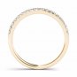 Solid 14k Yellow Gold 1/4 Ct TDW Diamond Women's Band (HI, I2)