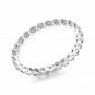 0.75 Ct Round Cut Diamond Women's Eternity Band in 14k White Gold (H-I, I2)