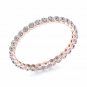 14k Rose Gold 0.50 Ct Round Cut Diamond Women's Eternity Band (H-I, I2)