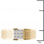10k Yellow Gold 0.33Ct Natural Round Cut Diamond Men's Cluster Wedding Band Ring