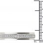 Solid 10k White Gold 0.25 Ct Round Cut Diamond Men's Wedding Band Ring HI I2