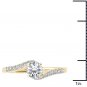14K Yellow Gold 0.50 Ct Round Cut Diamond Classic Solitaire Engagement Ring HI