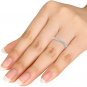 14k Yellow Gold 0.25 Ct Round Cut Diamond Fashion Wedding Anniversary Band HI I2