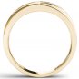 10k Yellow Gold 0.50 Ct Natural Round Cut Diamond Men's Wedding Band Ring HI