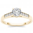 14K Yellow Gold 0.50 Ct Round Cut Diamond Clssic Solitaire Engagement Ring HI I2 14K Yellow Gold 0.50 Ct Round Cut Diamond Clssic Solitaire Engagement Ring HI I2
