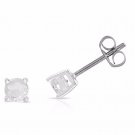 Real 10k White Gold 1.00ct Natural Round Cut Diamond Stud Earrings I-J I3 Real 10k White Gold 1.00ct Natural Round Cut Diamond Stud Earrings I-J I3