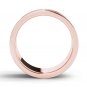 14k Rose Gold 1.00 Ct Natural Round Cut Diamond Men's Wedding Band Ring HI I2