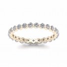 1.00 Ct Round Cut Diamond Women's Eternity Band in 14k Yellow Gold (H-I, I2) 1.00 Ct Round Cut Diamond Women's Eternity Band in 14k Yellow Gold (H-I, I2)