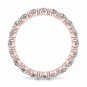 1.50 Ct Round Cut Diamond Women's Eternity Band in 14k Rose Gold (H-I, I2)