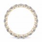 1.50 Ct Round Cut Diamond Women's Eternity Band in 14k Yellow Gold (H-I, I2)
