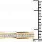 Solid 10k Yellow Gold 0.25 Ct Round Cut Diamond Men's Wedding Band Ring HI I2