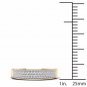 Solid 10k Yellow Gold 1/6 Ct TDW Diamond "I LOVE YOU" Women's Band (HI, I2)